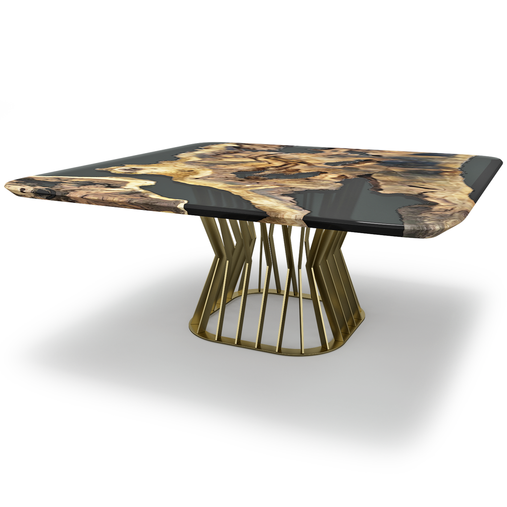 Ladon Olive Wood Square Dining Table - ARDITI COLLECTION®